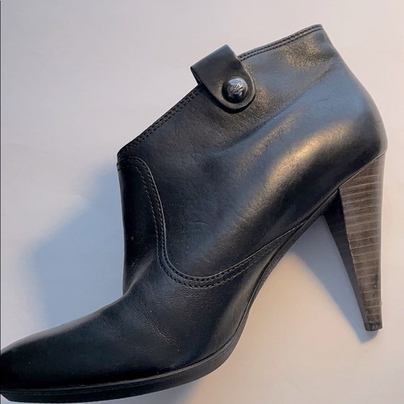 Coach Aliza leather low boot-black size 9.5 - Picture 6 of 12